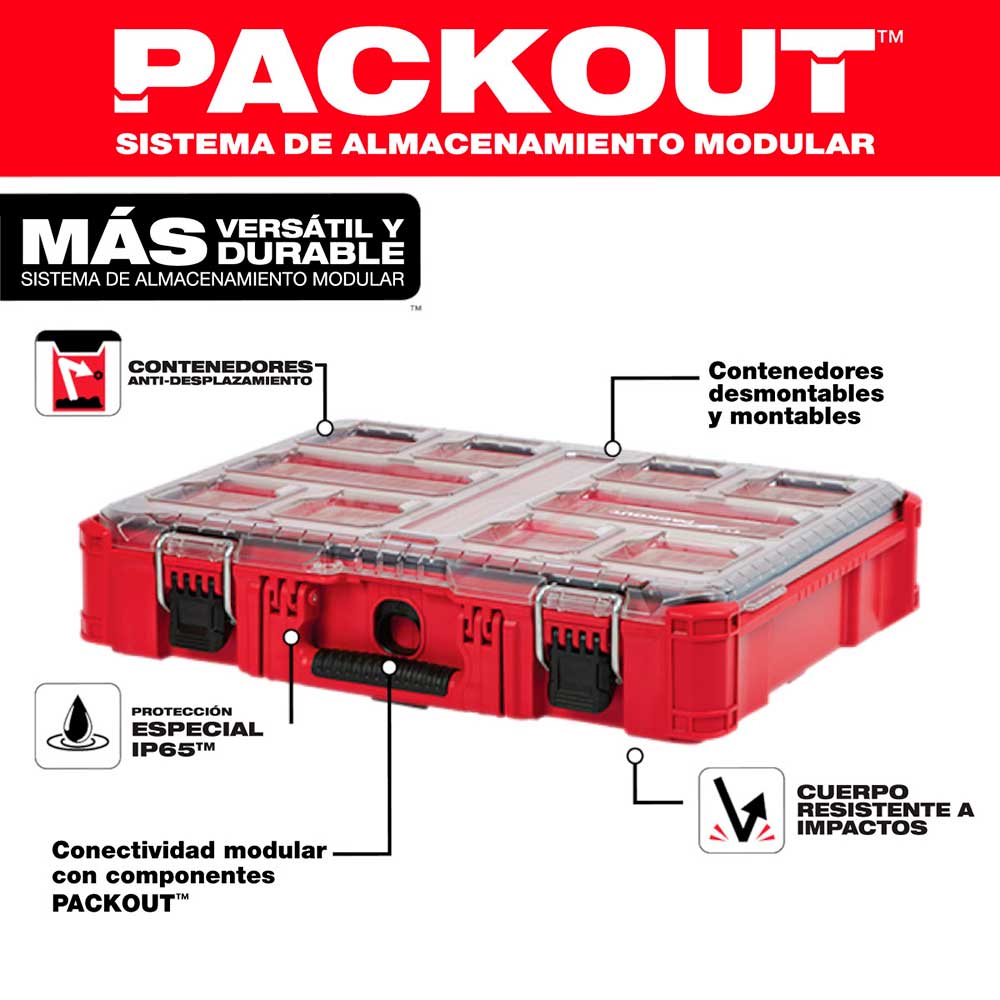 48-22-8430 CAJA DE ALMACENAJE PARA ACCESORIOS PACKOUT™ GRANDE - Imagen 3