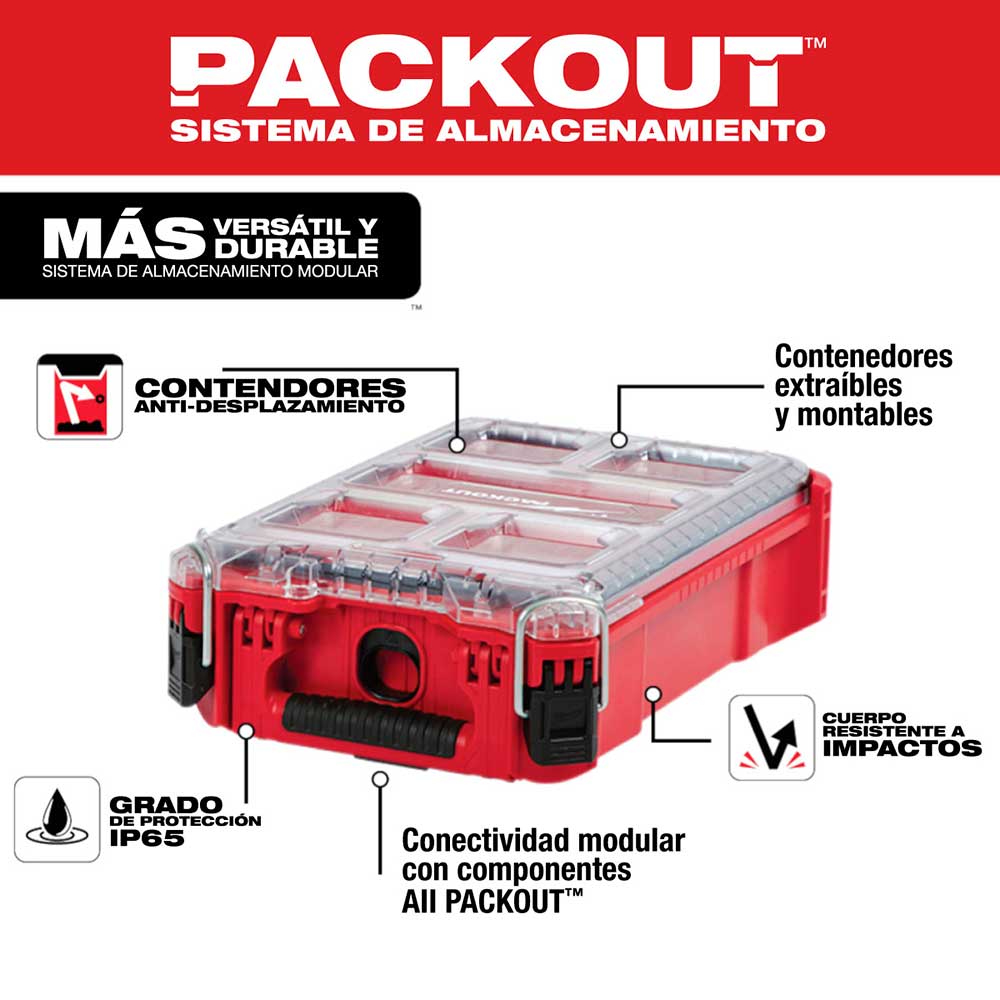48-22-8435 CAJA DE ALMACENAJE PARA ACCESORIOS PACKOUT™ PEQUEÑO - Imagen 3