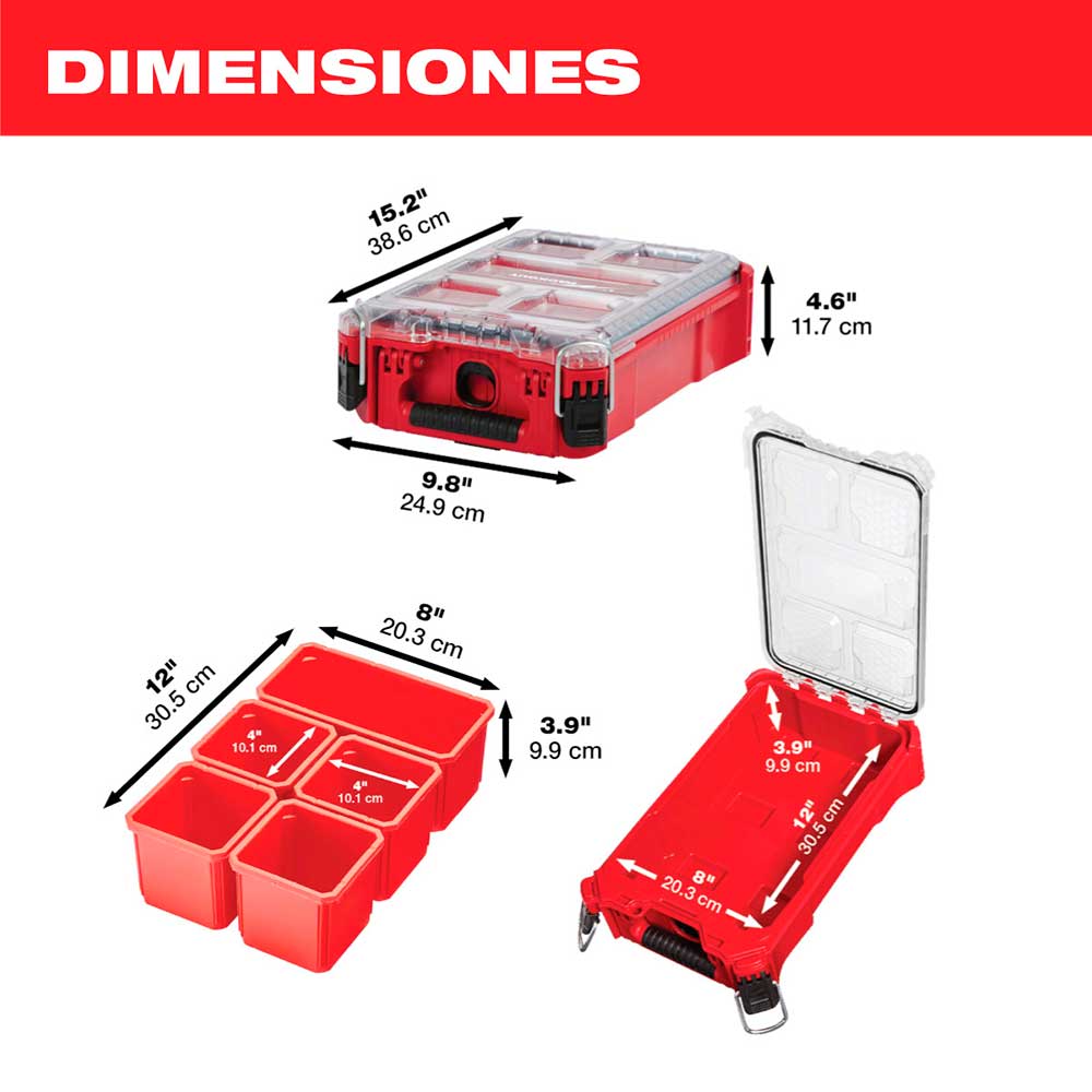48-22-8435 CAJA DE ALMACENAJE PARA ACCESORIOS PACKOUT™ PEQUEÑO - Imagen 5