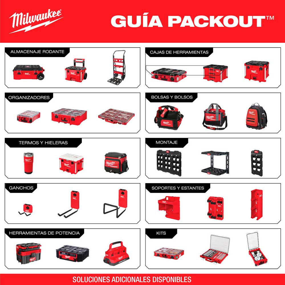 48-22-8450 CAJA DE ALMACENAJE PARA ACCESORIOS SLIM PACKOUT™ PEQUEÑO - Imagen 9