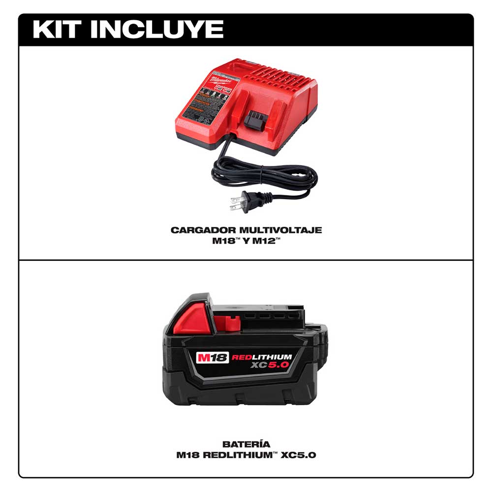 48-59-1850 KIT CARGADOR BATERIA REDLITHIUM™ XC 5.0 M18™ - Imagen 2