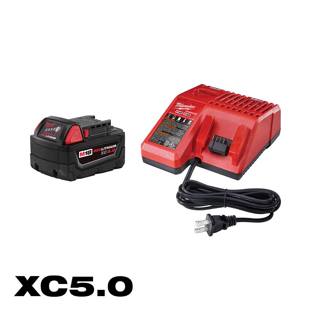 48-59-1850 KIT CARGADOR BATERIA REDLITHIUM™ XC 5.0 M18™ - Imagen 5