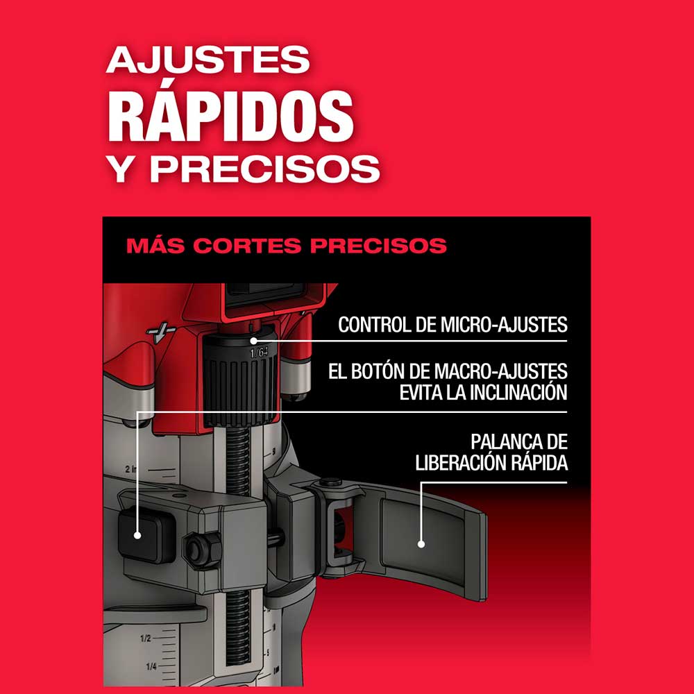 2723-20 M18 FUEL COMPACT ROUTER - Imagen 6