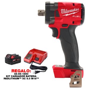 2855P-20 LLAVE DE IMPACTO COMPACTA CON PASADOR DE RETENCIÓN MILWAUKEE M18 FUEL