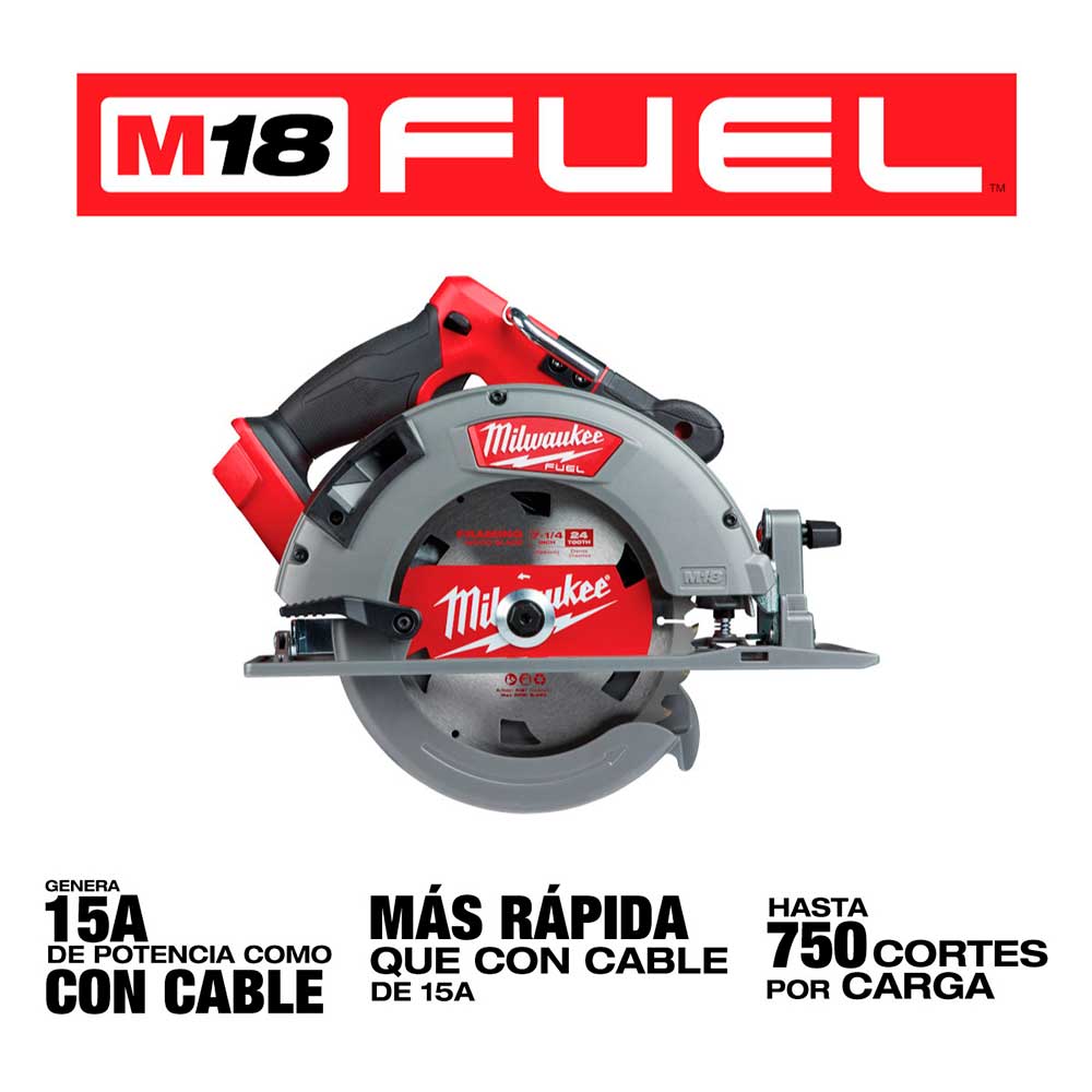 2732-20 SIERRA CIRCULAR M18 FUEL 7-1/4" - Imagen 3