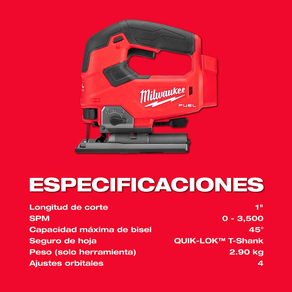 2737-20 SIERRA CALADORA M18 FUEL SIN BATERIA - Imagen 5