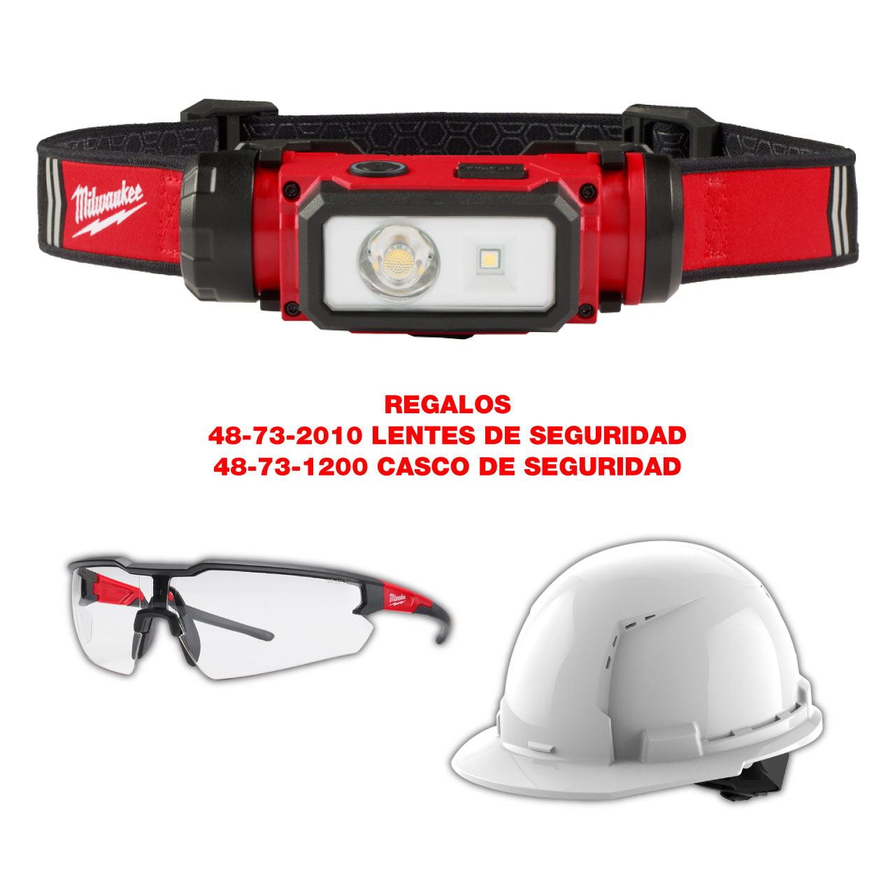 2163-21 Linterna frontal recargable USB para cascos