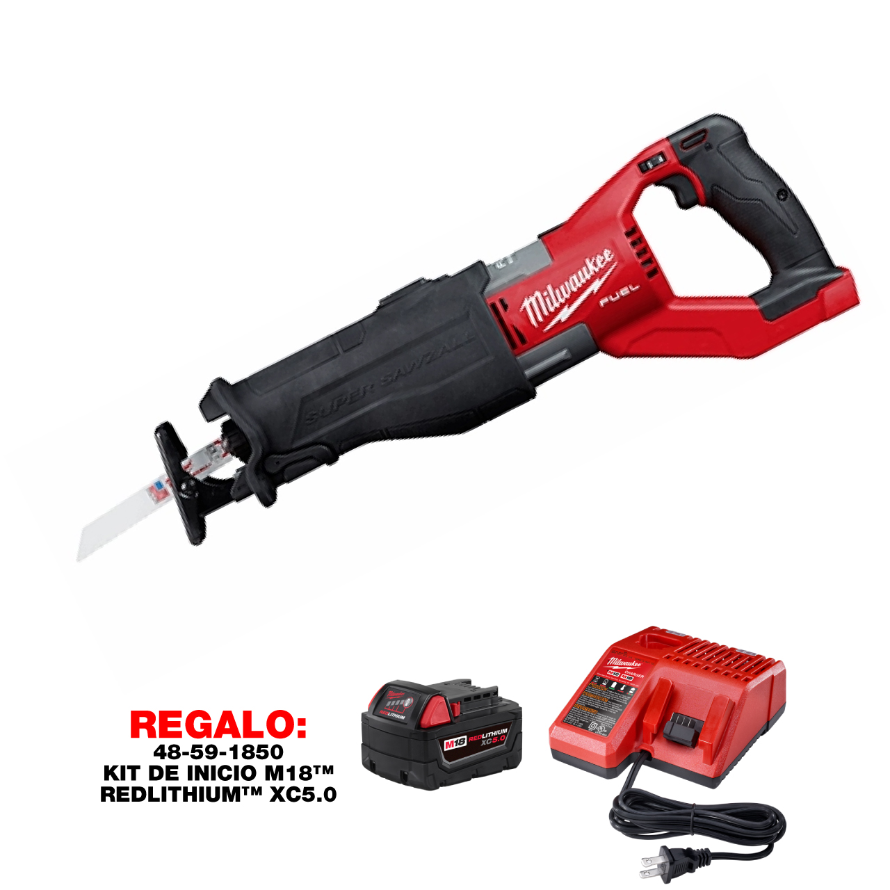 2722-20 Sierra alternativa M18 FUEL™ SUPER SAWZALL®