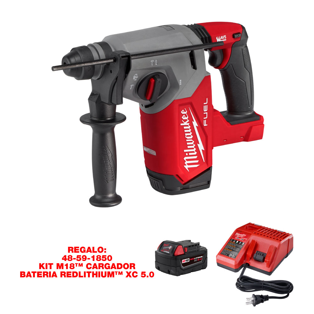 2912-20 Kit de martillo rotativo M18 FUEL™ SDS Plus de 1" (Solo Herramienta)