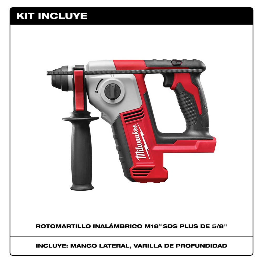 2612-20 ROTOMARTILLO SDS PLUS DE 5/8" M18 FUEL™ (sin accesorios) - Imagen 2