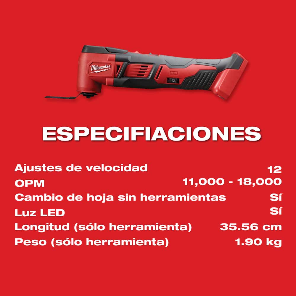 2626-20 MULTIHERRAMIENTA M18 - Imagen 5