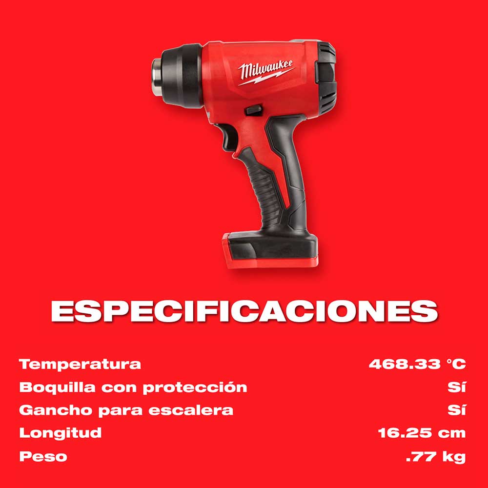2688-20 PISTOLA DE CALOR M18 FUEL™ (sin accesorios) - Imagen 6