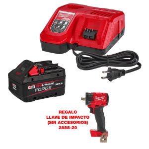 48-59-1881-A CARGADOR MULTIVOLTAJE M18 C/ BATERÍA M18 FORGE XC8.0