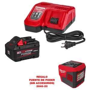 48-59-1881-B CARGADOR MULTIVOLTAJE M18 C/ BATERÍA M18 FORGE XC8.0