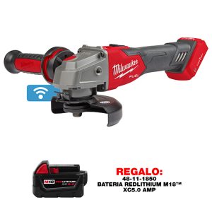 2883-20 Rectificadora con freno M18 FUEL™ de 4-1/2" / 5" con interruptor deslizante con bloqueo ONE-KEY™