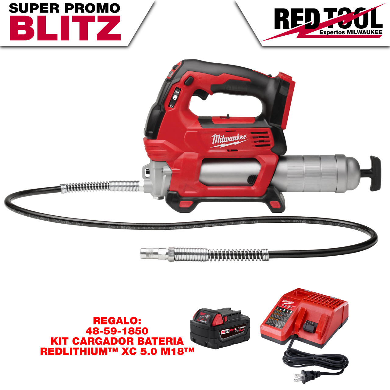 2646-20-BLITZ PISTOLA ENGRASADORA DE 2 VELOCIDADES  M18™  (sin accesorios)