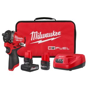 2563-22 Kit de llave de impacto corta M12 FUEL™ de 1/2"